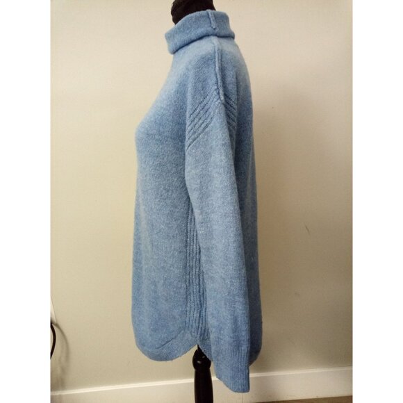 GAP Maternity Women's Blue Turtleneck Sweater Size Small - Picture 4 of 6